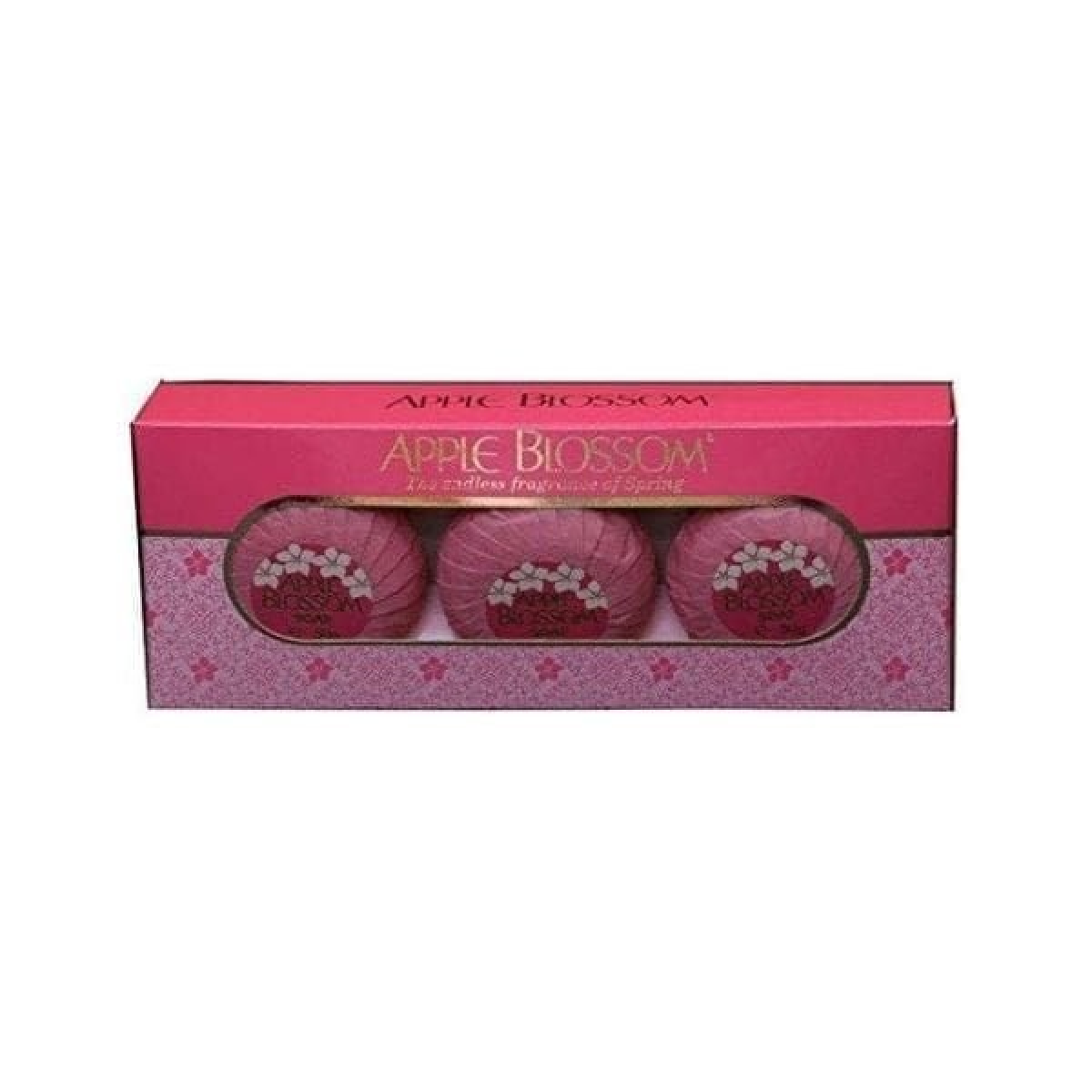 Apple Blossom Soaps 3 x 50g Set – Delicate Apple Blossom Fragrance, Gentle Bar Soap Trio for Daily Use