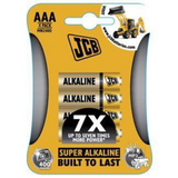JCB LR03 Alkaline AAA Batteries, Pack of 4 – 1.5V Everyday Power