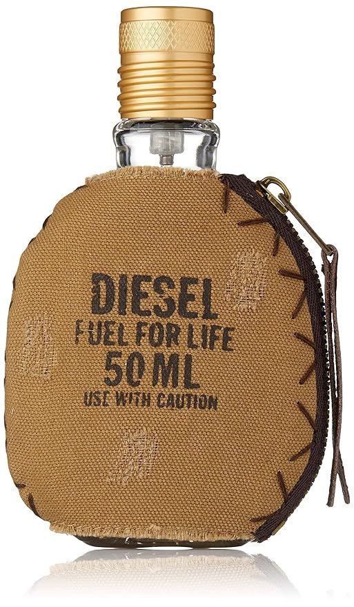 Diesel Fuel for Life Eau de Toilette Spray 50ml – Fresh & Citrus, Spicy Fragrance for Men