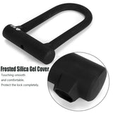 Heavy Duty D Lock for Bikes, Scooters and Motorcycles – Hardened Shackle, Bracket and 2 Keys, Black
