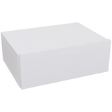 HOMCOM Floating Bedside Table with Drawer – Wall-Mounted Space-Saving Nightstand for Bedroom, White