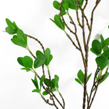 Leaf Large Artificial Mini Leaf Ficus Spray Stems with Wired Stalks, Pack of 6 – 100cm Foliage Decor