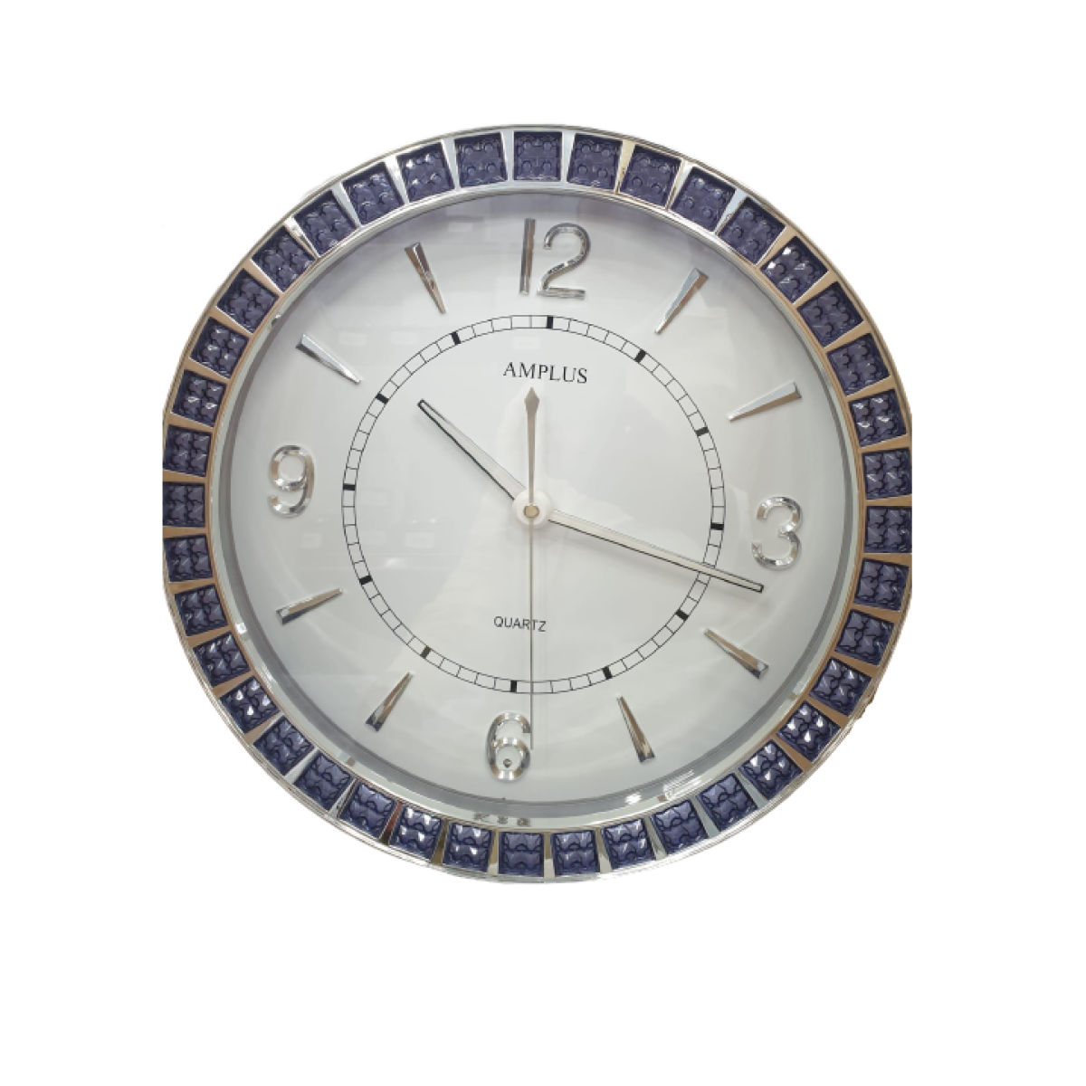 Amplus Wall Clock with Sweep Movement PW182 – Smooth Second Hand, Green
