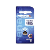 Renata CR1025 Lithium Watch Battery, Single Coin Cell – Reliable Replacement Power for Watches