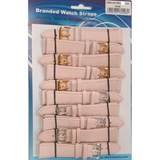 Pink Leather Watch Straps 20mm – Pack of 10