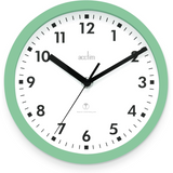 Acctim Nardo 20cm Radio Controlled Green Wall Clock