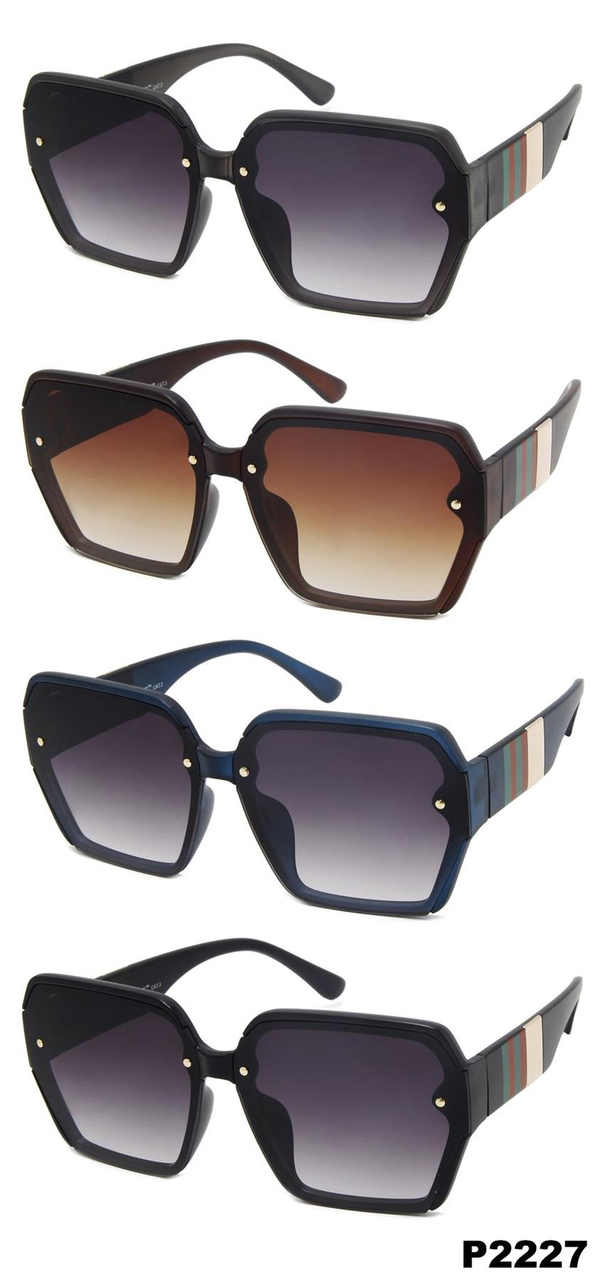 iCouture Unisex Polarised Sunglasses with UV Protection – Adult Sun Eyewear, Model P2227, Assorted Colours