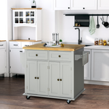 Modern Kitchen Storage Cabinet with 2 Drawers & Cupboards – Flat Worktop, Kitchen and Dining Room Furniture