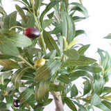 Leaf Design UK Artificial Olive Tree with Natural Wooden Trunk, 150cm