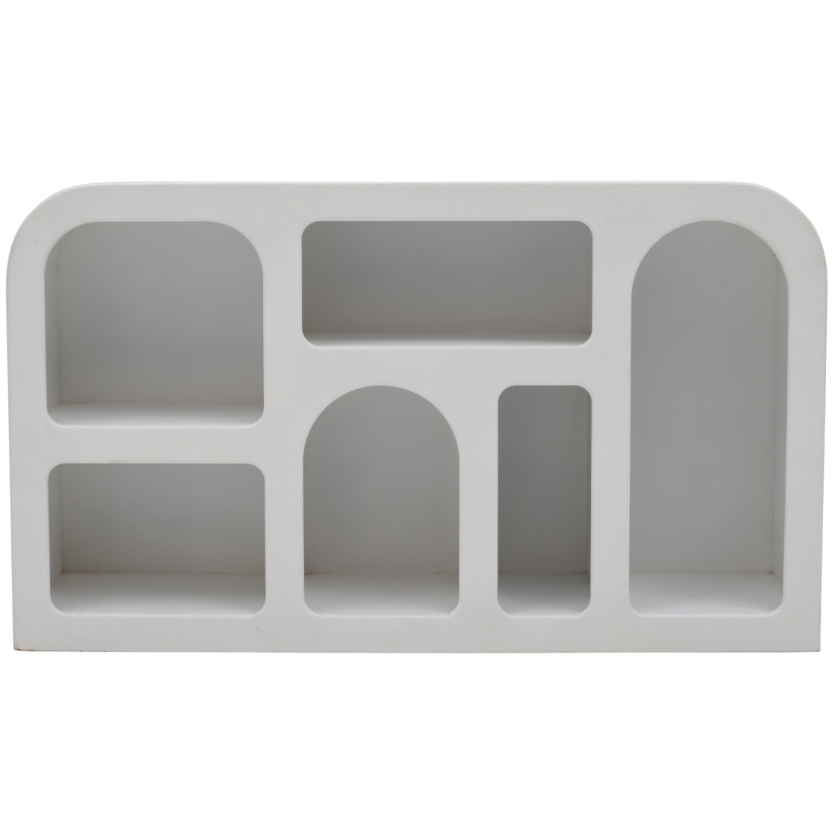 GEO Geometric Medium Sideboard – Display Cabinet & Bookshelf with Open and Enclosed Storage