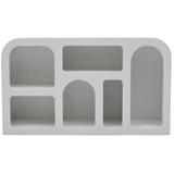 GEO Geometric Medium Sideboard – Display Cabinet & Bookshelf with Open and Enclosed Storage