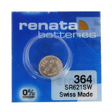Renata SP 364 Watch Battery – High Silver Content Swiss Coin Cell, Single Cell