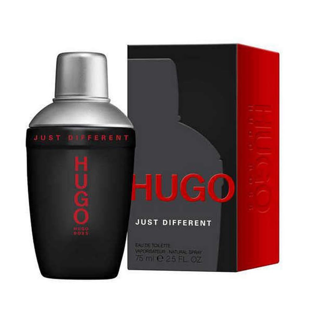Hugo Boss Hugo Just Different Eau de Toilette Spray 75ml – Aromatic, Woody Fragrance for Men
