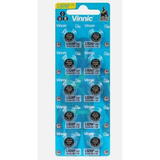 VINNIC L926 AG7 1.5V Alkaline Button Cell Watch Batteries – Pack of 10 for Watches, Calculators & Toys