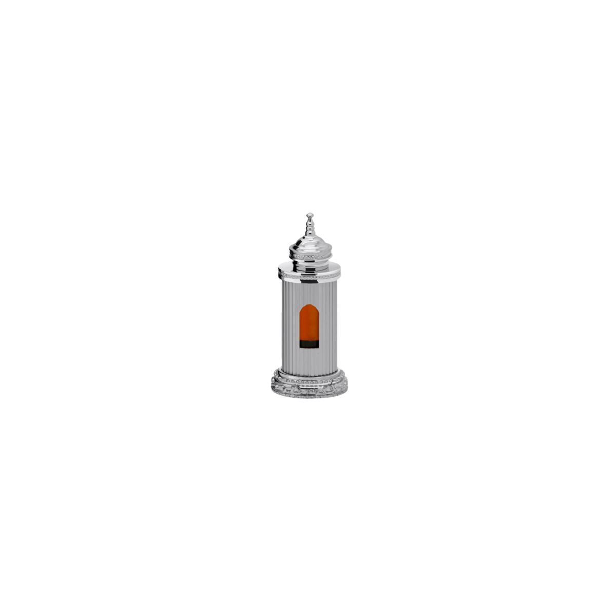 London Musk Mukhallat Al Oudh Silver Concentrated Perfume Oil 12ml – Alcohol-Free Oud, Rose & Sandalwood