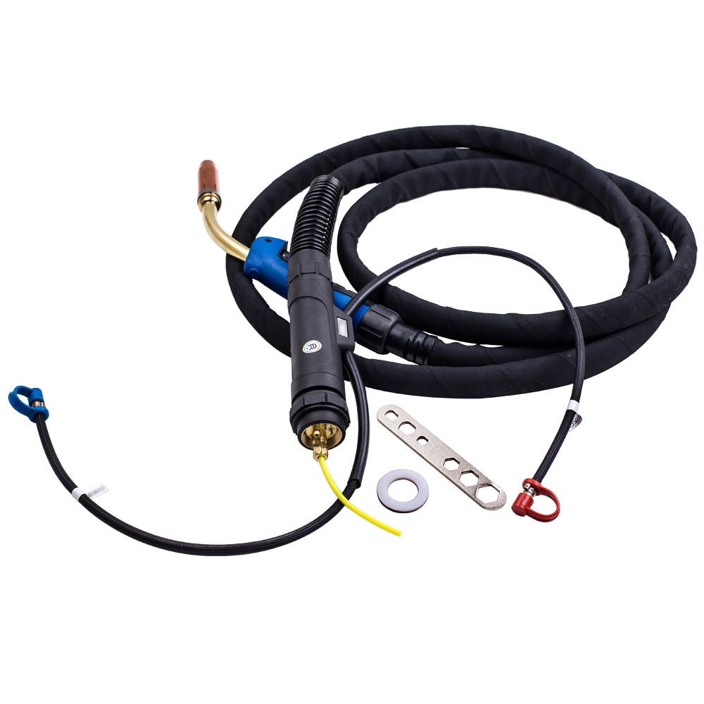 MB501 MIG/MAG Welding Torch Hose Package, 550A Water-Cooled, 4m with Euro Central Connector
