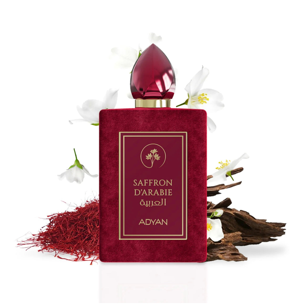 Adyan Saffron D’Arabie - Extrait de Parfum 100ml – Amber & Oriental, Spicy Fragrance, Unisex