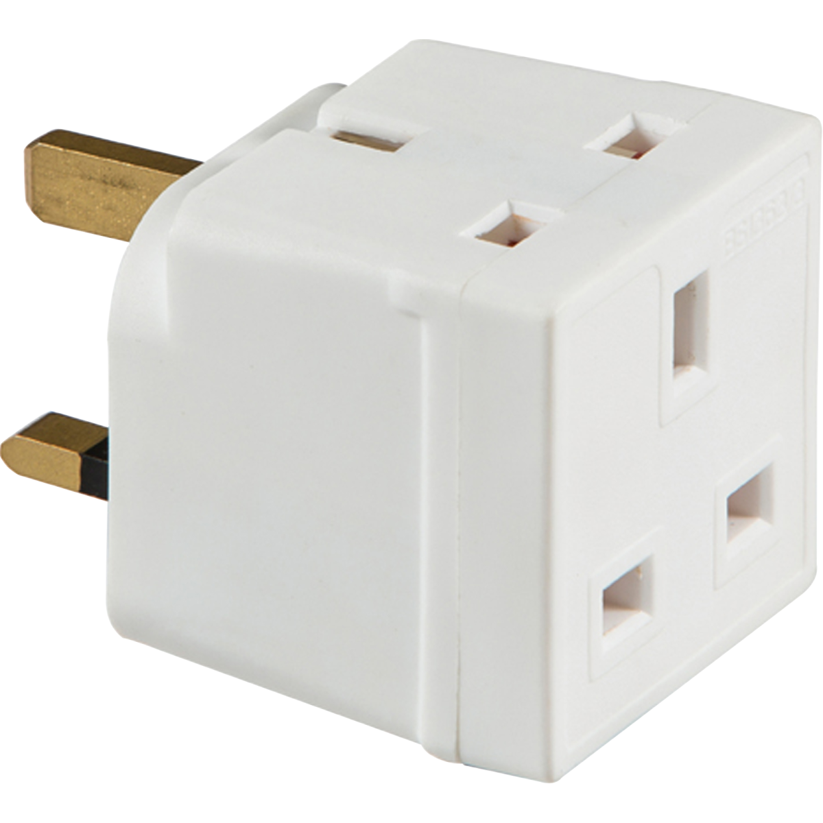 Daewoo 2 Way AC Plug Adaptors ELA1055, 13A 240V – Box of 10 Socket Adaptors