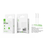 Woox Type C to Lightning Data Cable, 30W Power Delivery Fast Charging, Durable PVC, 2m – White