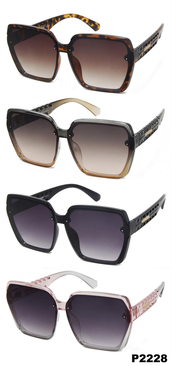 iCouture Unisex Polarised Sunglasses with UV Protection – Adult Sun Eyewear, Model P2228, Assorted Colours