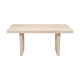 Hudson Carved Mango Wood 6 Seater Dining Table – Hand-Crafted Artisan Dining Room Table