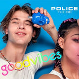Police To Be Good Vibes Man Eau de Toilette Spray 125ml – Fresh & Citrus, Aromatic Fragrance for Men