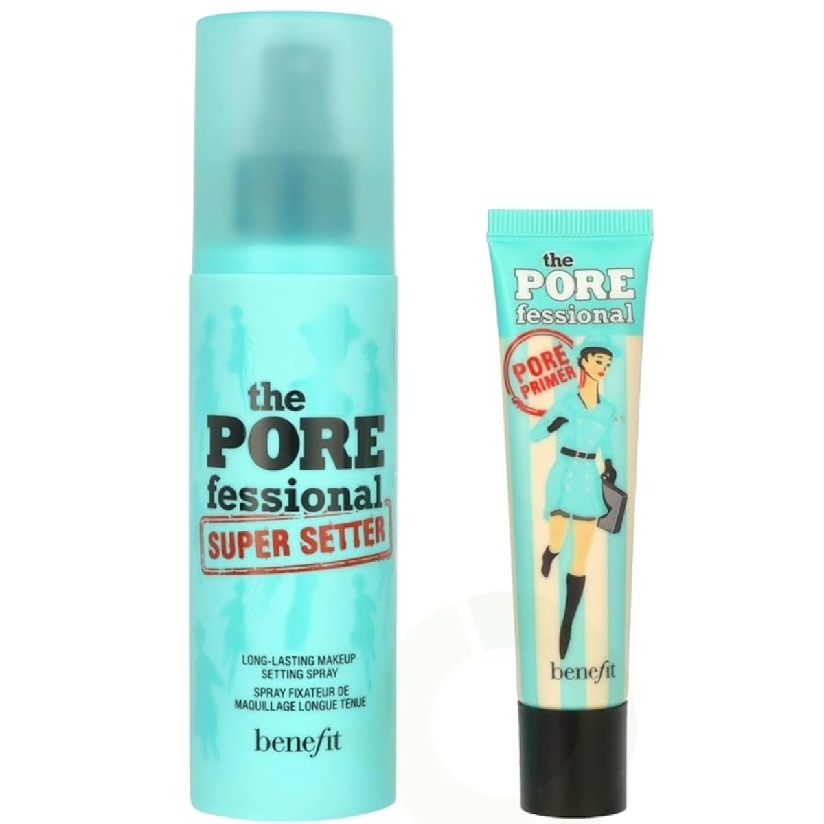 Benefit The POREfessional Primer Set – 22ml Pore-Blurring Primer and 120ml Super Setter Makeup Setting Spray