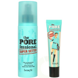 Benefit The POREfessional Primer Set – 22ml Pore-Blurring Primer and 120ml Super Setter Makeup Setting Spray