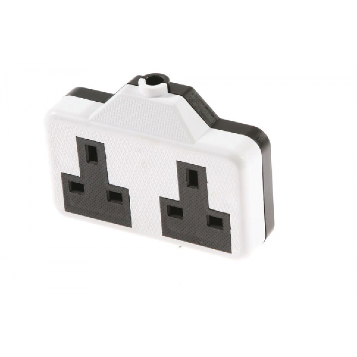 PIFCO 13A Double Extension Socket PIF2015 – Heavy Duty Nylon, 250V, White