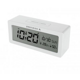 Precision Radio Controlled Digital Alarm Clock AP061 – Snooze Function & Backlit Display, White