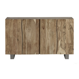 Baltic Live Edge Large Sideboard – Natural Wood Storage Cabinet with Cupboards