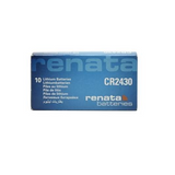 Renata CR2430 Lithium Watch Batteries – Reliable Coin Cell Power for Watches, Pack of 10