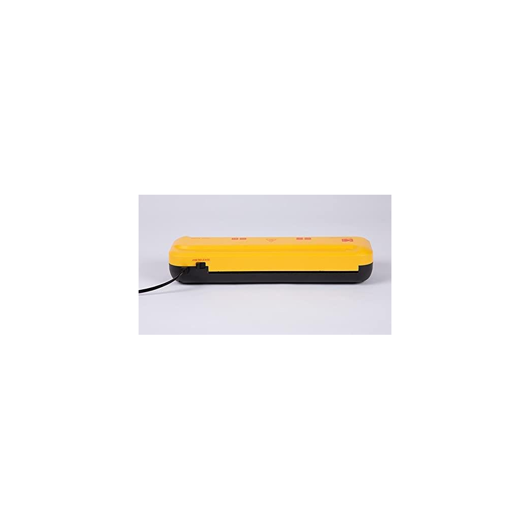 KODAK A4 Laminator with Fast Warm-Up & One-Touch Operation – Home, School & Office Use, Yellow/Black
