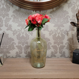 Decorative Clear Glass Bottle Vase