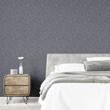 Arthouse Quartz Textured Heavyweight Vinyl Wallpaper with Beaded Glitter – Feature Wall or Full Room, Navy