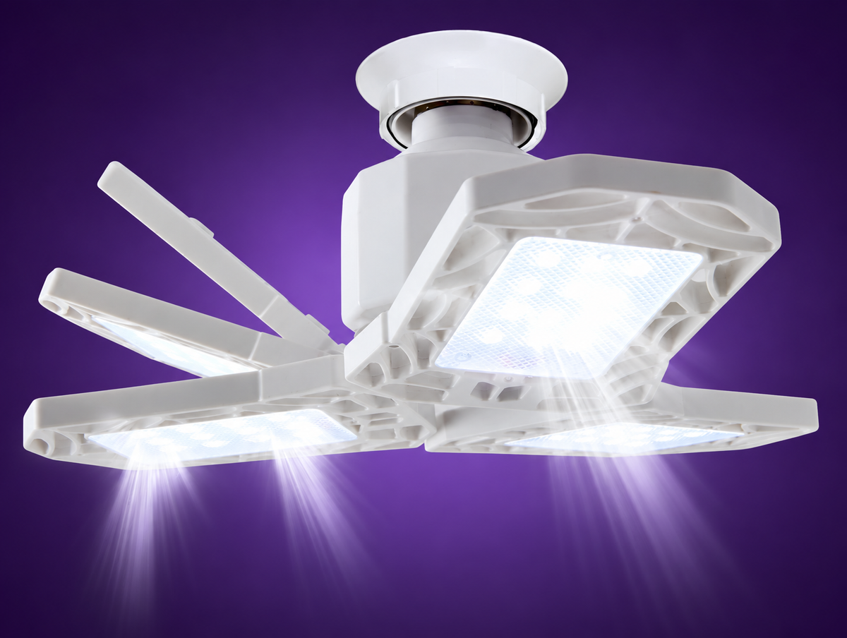 Avilo Multi-Directional Light – Bright Illumination for Garage, Attic, Shed, Basement and Workshop