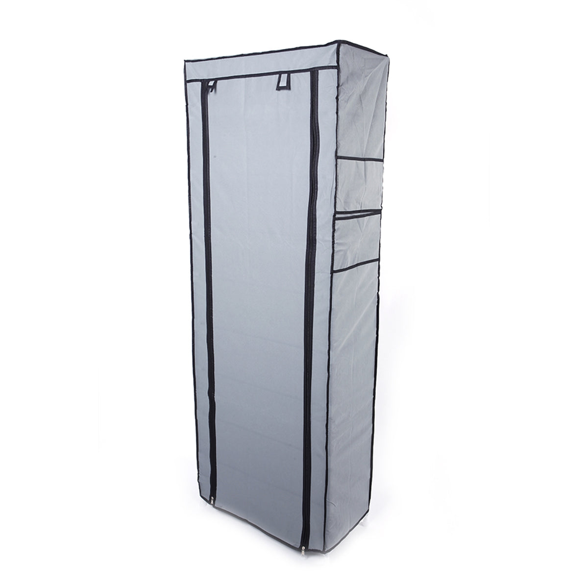 Space-Saving Fabric Shoe Rack, 10 Layers with 9 Compartments, 58 x 29 x 160cm, Grey