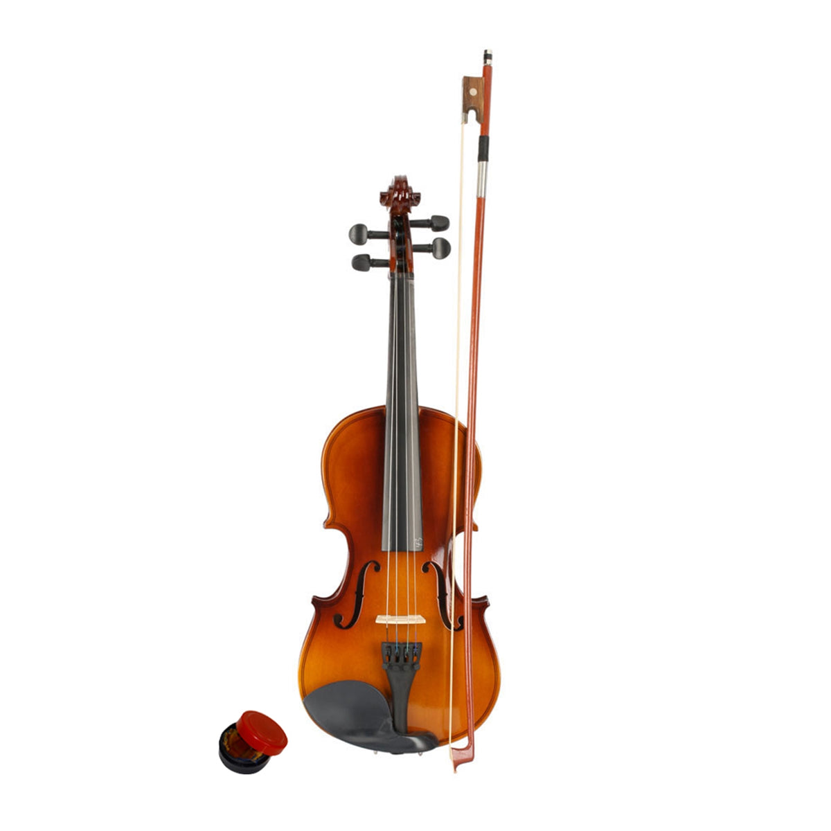 3/4 Size Acoustic Violin Set with Case, Bow & Rosin – Beginner Violin Outfit for Children, Natural