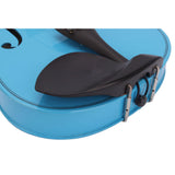4/4 Full Size Acoustic Violin Set with Case, Bow & Rosin – Beginner & Student Violin, Sky Blue