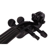 4/4 Full Size Acoustic Violin Set with Case, Bow & Rosin – Beginner Violin Outfit for Adults, Black