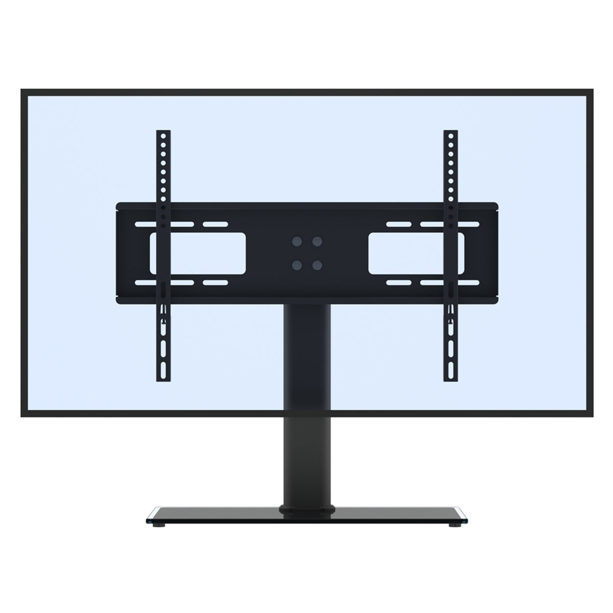 LEADZM TSD800 Wall Mount TV Bracket with Column for 32–55" TVs – 40kg Capacity, VESA 400 x 600, Black