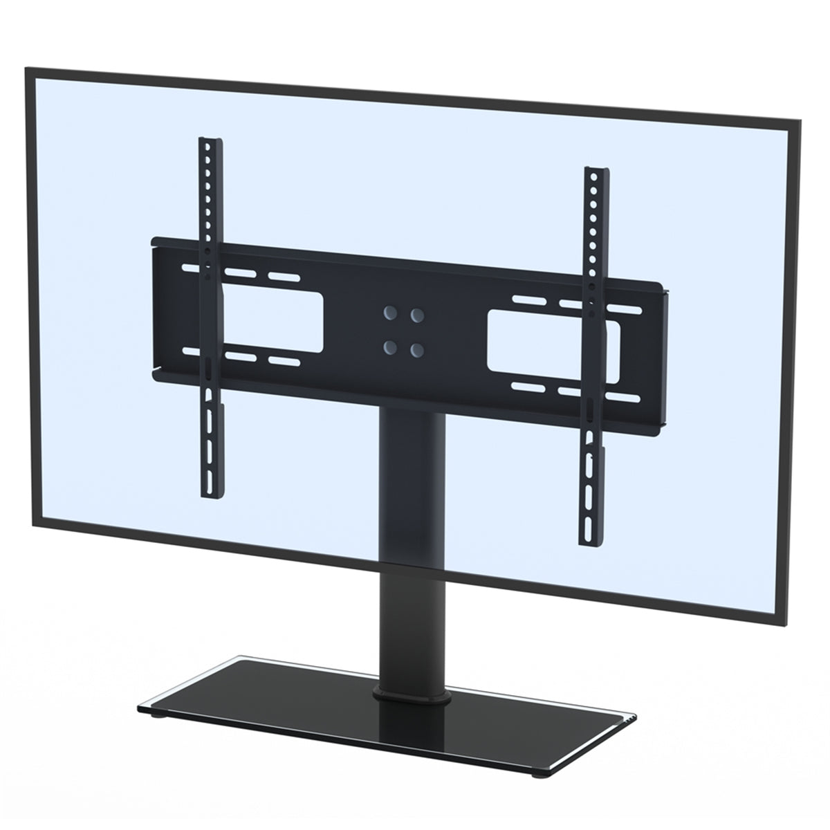 LEADZM TSD800 Wall Mount TV Bracket with Column for 32–55" TVs – 40kg Capacity, VESA 400 x 600, Black