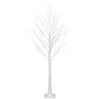6ft snowflake Christmas tree with LEDs