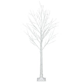 6ft snowflake Christmas tree with LEDs