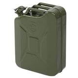 20L Portable Fuel Storage Can with Spout – American-Style Petrol & Diesel Jerry Can, Army Green