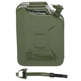 20L Portable Fuel Storage Can with Spout – American-Style Petrol & Diesel Jerry Can, Army Green
