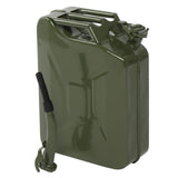 20L Portable Fuel Storage Can with Spout – American-Style Petrol & Diesel Jerry Can, Army Green