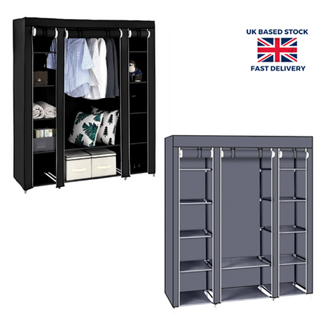 Fabric canvas wardrobe