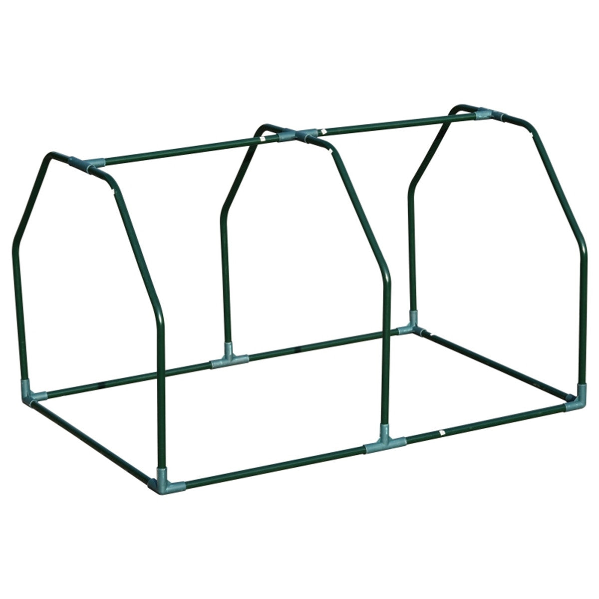 Outsunny Mini Walk-in Greenhouse with Steel Frame & PE Mesh Cover – Compact Portable Plant Shelter, White