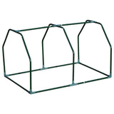 Outsunny Mini Walk-in Greenhouse with Steel Frame & PE Mesh Cover – Compact Portable Plant Shelter, White